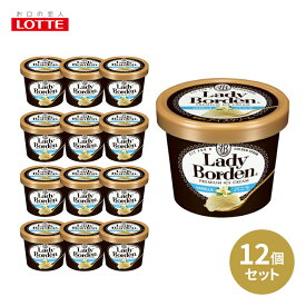 ロッテ レディーボーデン ミニカップバニラ 120ml×12個誕生日　バレンタイン ホワイトデー 差し入れ プレゼント おうち時間　ステイホーム　アイスクリーム