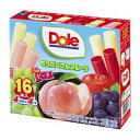 アイス ロッテ Doleもりだくさんフルーツ 25ml×16本 8箱入り差し入れ　まとめ買い 贈答品 プレゼント 誕生日 冬休み 年末年始 御年賀 パーティー 熱中症対策 水分補給 御年賀 おやつ 景品 在宅勤務 氷菓 大量