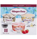 アイス ハーゲンダッツ アソートBOX ラバーズ 70ml×6個入バニラ / ストロベリー / クッキー＆クリーム クリスマスプレゼント ギフト お返し景品 お礼 ご褒美 冬休み お礼 誕生日
