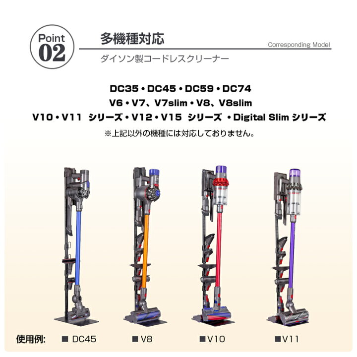 楽天市場】【楽天一位、あす楽】ダイソン スタンド V15 V12 V11 V10 V8 