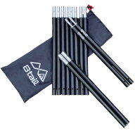 【500円OFFクーポンあり！】 8tail アルミ ポール 19 mm 【コキザミポール】 2本セット 最長204cm 6連結