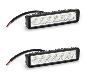 New self y2ZbgzLEDƓ 18W 12V/24VΉ h Px 6500K LpƎ ԗp [NCg tHOv  gbN It[h SUV d@ _Ƌ@B ԍƑΉ