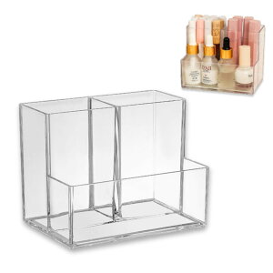 Neutral Zenith メイクブラシ 収納 オーガナイザー クリアホルダー 化粧品ホルダー デスクオーガナイザー ケース