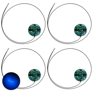 Lezalic �ɏ�LED ���[�h�� 1�{ ���C�X�C�b�` �d�� 4�Z�b�g �_�� �_�� �{�^���d�r (CR927�Ή�) �͌^ �v�����f�� �t�B�M���A �W�I���} ���C�g