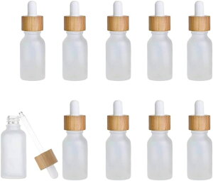 Crystal craft アロマ容器 詰め替え オイルボトル アトマイザー スポイトボトル 容器 遮光ボトル 5ml 10ml 20ml 30ml