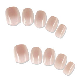 【日本製】ゆずネイル ネイルチップ つけ爪 ショート シンプル 可愛い 短め バレないつけ爪