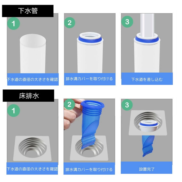 楽天市場】geneX 青い排水口用目皿 排水口カバー キャップ 蓋 排水溝 