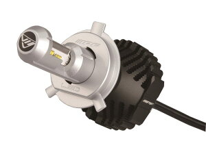 IPF �o�C�N�p LED�w�b�h�����v LED�w�b�h�R���p�N�g MOTO H4 HI/LO 12V 19W/18W 6500K 1�{���� 141HLBM
