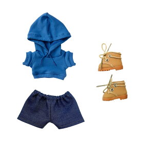 COZENTA 人形 ぬいぐるみ 服 ぬい服 パーカー ズボン 靴 セット かわいい
