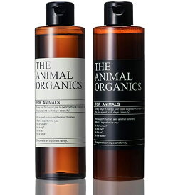 犬 シャンプー & トリートメント 無添加 オーガニック 各250ml 日本製 「全成分表示 人間規格」「泡切れ 目にしみにくい」「 合成香料不使用」 THE ANIMAL ORGANICS 犬用 シャンプー リンス セット (各250ml)