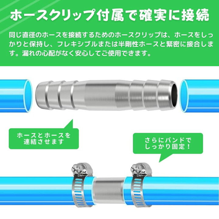 ledmomo 5セット エア ホース コネクタ クイック 接続 ガーデン ホース 