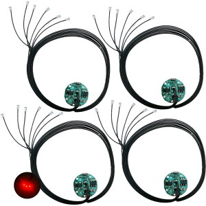 Lezalic LED ���C�X�C�b�` ���[�h�� 6�{ �d�� 4�Z�b�g �_�� �_�� �{�^���d�r (CR927�Ή�) �͌^ �v�����f�� �t�B�M���A �W�I���} ���C�g �ɏ�