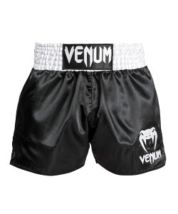 VENUM G^CgNX MUAY THAI SHORTS CLASSIC //Fi xi LbNpc {NVO gNX X|[cEFA g[jO iZ (ubN×zCg×zCg, Large)