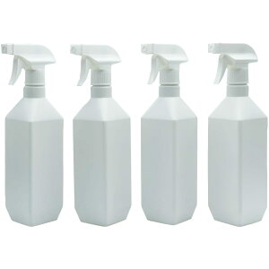 FJmark スプレーボトル 500ml 詰替え 遮光 容器 霧吹き アルコール対応 園芸 ポリエチレン 4本セット
