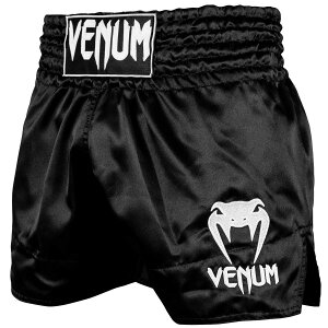 G^CV[c {NVO̊iZ Venum Muay Thai Shorts Classic Men (black/white, xl)