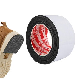 Alpha Depot 靴底修理シート ソール補強 ゴムシート EVA粘着テープ 黒 革靴 スニーカー ヒール シューケア ソール交換 滑り止め