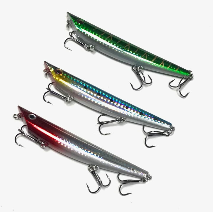 楽天市場】120mmペンシルベイト3個セット シーバスルアーセット まとめ 
