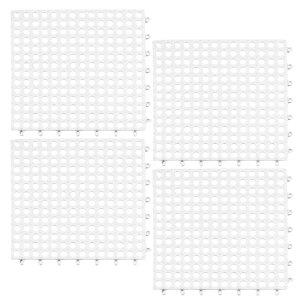 ideamall うさぎ ケージ用 すのこ プラスチック 負担軽減 小動物 トイレ 30cm×30cm 4枚セット