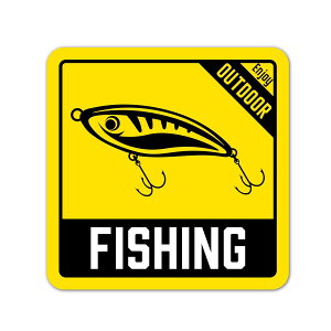 IWifUCXgA yFISHINGz ނXebJ[ tBbVO Lv AEghApXebJ[ V[ W90mm×H90mm ԗp oCNp O h