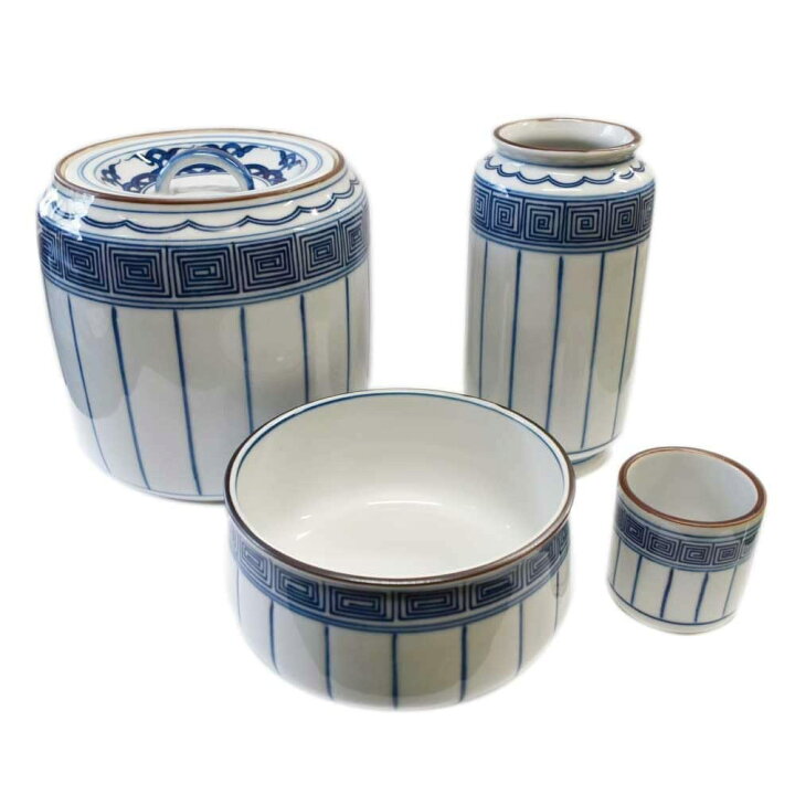 楽天市場】茶道具 皆具 桶側 4点セット(水指/杓立/建水/蓋置) 千馨 