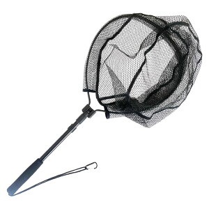 TIGRE BLANC ランディングネット 折りたたみ 釣り タモ 網 軽量 伸縮 調整可能 ラバー タモアミ 玉網 フィッシング バス釣り 渓流 淡水海水対応