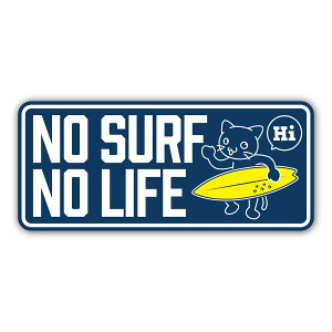 IWifUCXgA yNO SURF NO LIFEz T[tBp AEghAp XebJ[ V[ W100mm×H43mm  oCN T[t{[h O h