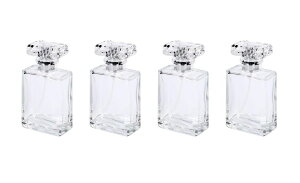 Crystal craft 香水 アトマイザー 持ち運び アルコール スプレーボトル 詰め替え ミニサイズ 小型 携帯用 【30ml 50ml】