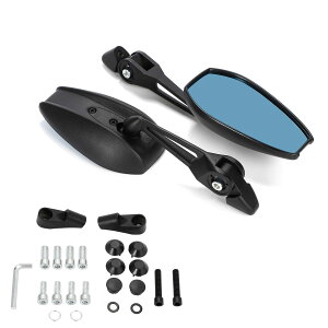 �o�C�N �~���[ �ėp �A���~ ���E�Z�b�g �u���b�N �u���[�~���[ �p�x���� GB350S GSX400 CB400SF Z400 ZRX1100 XJR1200 ���u��250 Z250 CB250R MT-25 �W�N�T�[250 �J�X�^��