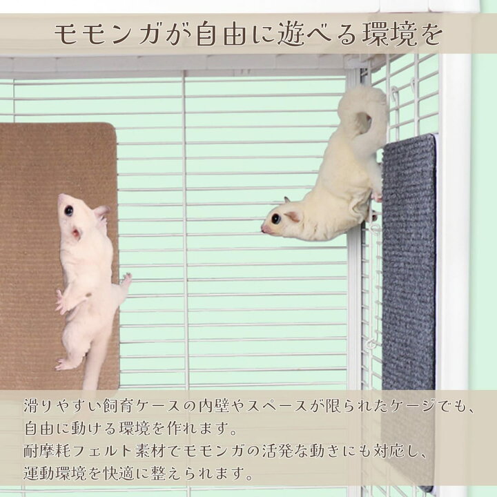 楽天市場】【登って遊べる】 モモンガ ケージ 運動 マット 小動物 飼育 