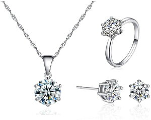 [Fairy Heart Yokohama Jewelry] 1lbNX fB[X lbNX sAX w 1̗܃lbNX fB[X lbNX sAX Zbg AM[Ή v`i dグ Vo[