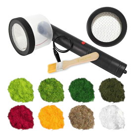 heizi グラスアプリケーター ジオラマ 草 芝生 土 パウダー 静電植毛 噴霧器 粉 鉄道模型 Nゲージ ミリタリー