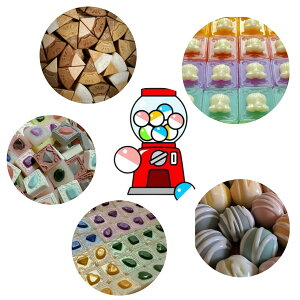 【シーリングワックス ガチャ ランダム 200g 約10種類】【デザインワックス】シーリングスタンプ 封蝋 手紙 レター 結婚式 招待状