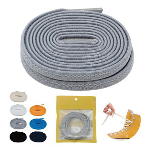 [ELASTIC SHOELACES] �C�R �S�� �V���[���[�X �L�т�S���R �C�Ђ� �`���b�N�e�C���[ �I�[���X�^�[ �n�C�J�b�g �X�j�[�J�[ �L�т�C�R 2�{1�g