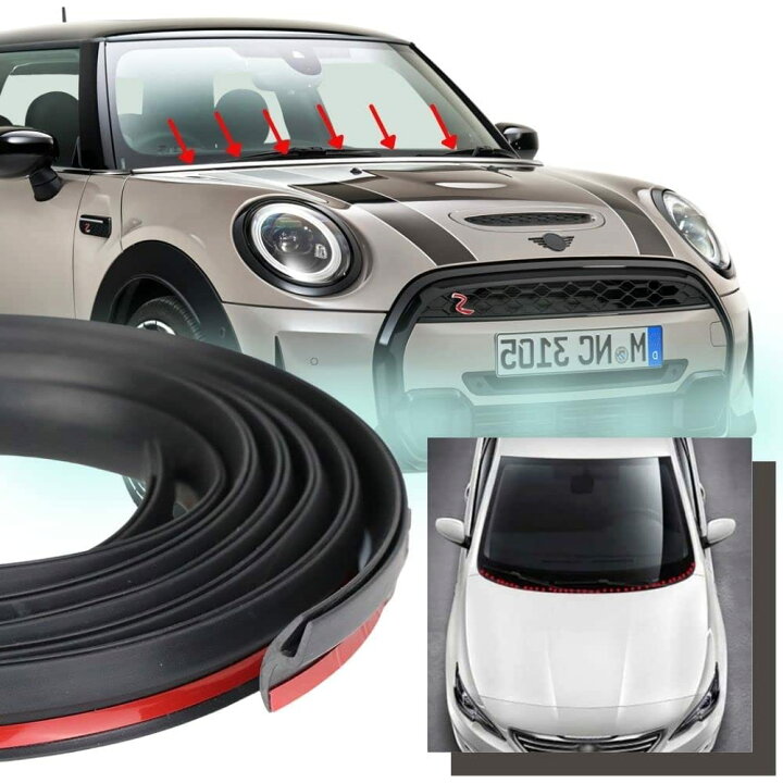 楽天市場】one+lifestyle BMW MINI ミニクーパー ワイパーカウル 3M製