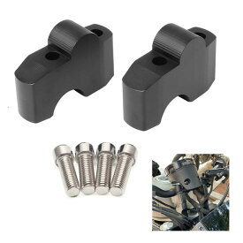 ホンダ レブル250 / MC49 レブル500 / PC60 レブル1100 / DCT 全年式 適合 セットバックスペーサー アップスペーサー ハンドルアッパーホルダー ハンドルバーライザー ハンドルバー オフセット量/16mm 高さ/35mm アッ