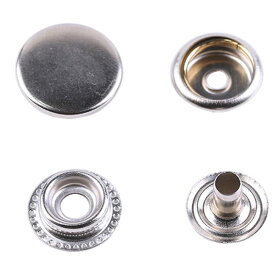 [FUPUTWO] ジャンパーホック メタルボタン 15mm DIY ドットボタン レザークラフト