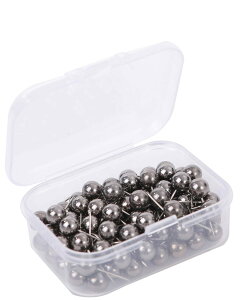 Chocople 画鋲 画びょう 石膏ボードピン 押しピン 穴が目立たない 鏡面仕上げ 100個入り