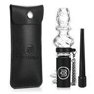 YIMI HOOKAH イミフーカ シーシャ用ガラスクリアマウスピース ステンレスストラップ 付属 専用ケース付き…