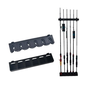 HAPPY SUGAR ロッドスタンド 釣竿立て 壁掛け 竿立て 釣り ラック ロッド 収納 立掛け ビリヤード キュースタンド