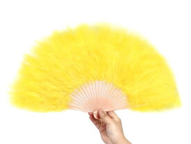 [SSKRYL]フワフワ 羽扇子 ファー ジュリアナ 踊り ダンス クラブ パーティー ハロウィン 仮装 コスプレ 衣装