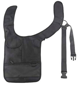 Sugarello セキュリティポーチ 盗難防止バッグ 貴重品バッグ 隠しポーチ ホルスター型 ボディバッグ 旅行用 防犯 海外貴重品盗難対策 ショルダー 隠し 防水 ジャケットバッグ