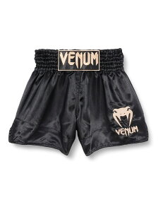 ���G�^�C�V���[�c �{�N�V���O�̊i���Z Venum Muay Thai Shorts Classic Men (black/gold, m)