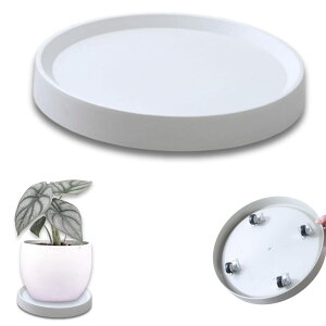 Neutral Zenith 観葉植物 台 キャスター 植木鉢台 受け皿 鉢置き台 プランタースタンド 花台 360°回転 ガーデニング (ライトグレー, 内径15.5cm)