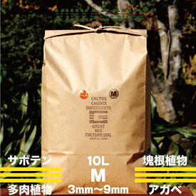 GREAT MIX CULTURE SOIL 【MEDIUM】10L 3mm-9mm サボテン、多肉植物、コーデックス、パキプス、ホリダス、エケベリア、ハオルチア、ユーフォルビア、アガベを対象とした国産プレミアム培養土