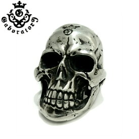 【Gaboratory ガボラトリー】LARGE SKULL RING WITH JAW ラージスカルリングウィズジョウ スカルリング 顎付き シルバーアクセサリー メンズアクセサリー silver925 シルバーリング Ring スカル Skull マリア