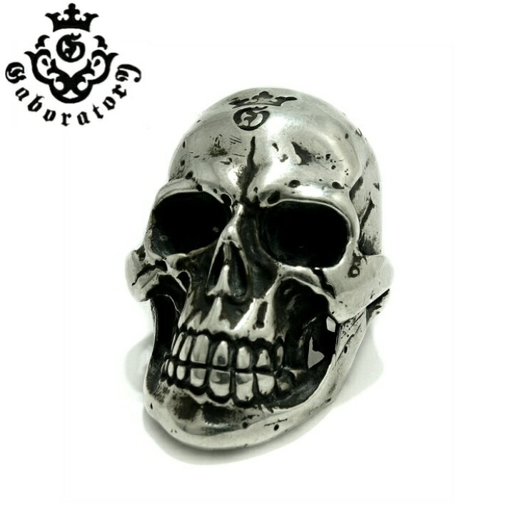 楽天市場】【Gaboratory ガボラトリー】LARGE SKULL RING WITH JAW 