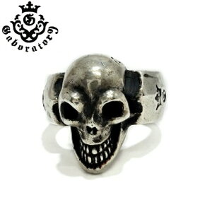 �yGaboratory �K�{���g���[�zSingle skull ring �V���O���X�J�������O �n�b�s�[�X�J�������O �V���o�[�A�N�Z�T���[ �����Y�A�N�Z�T���[ silver925 �V���o�[�����O Ring �X�J��
