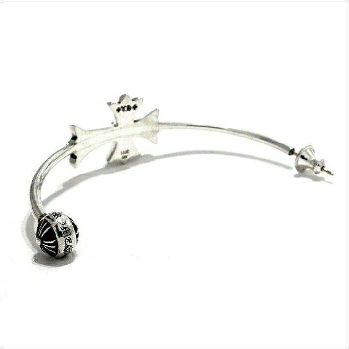 楽天市場】【CHROME HEARTS クロムハーツ】Skinny Tiny CH Cross Hoop  
