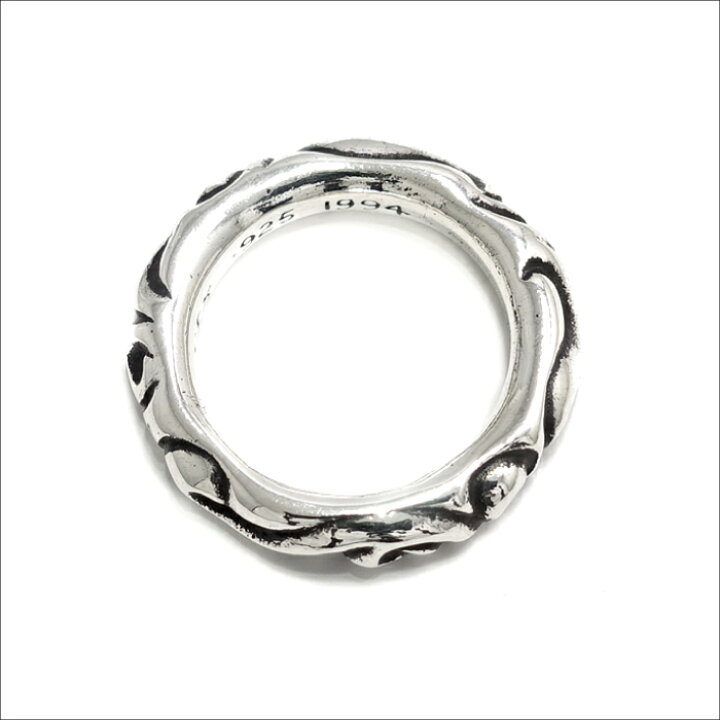 楽天市場】【CHROME HEARTS クロムハーツ】SCROLL BAND RING 