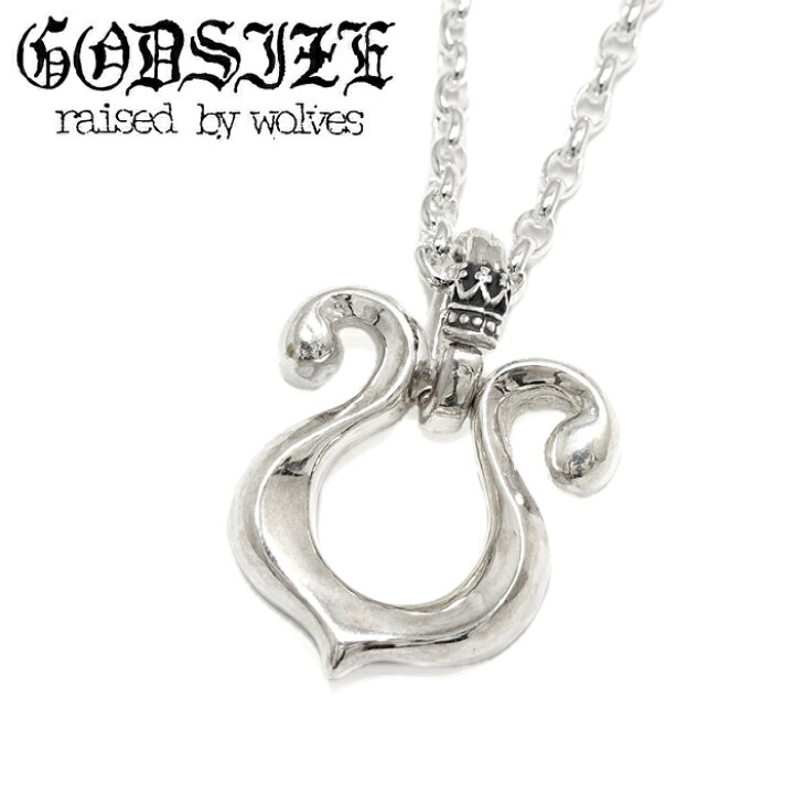 楽天市場 メンズ ネックレス ペンダント ホースシュー 馬蹄 音符 シルバーアクセサリー ギフト Godsize ゴッドサイズ Rhythmic Horseshoe Large Necklace リズミックホースシューラージネックレス シルバー925 シルバーアクセサリー925広島